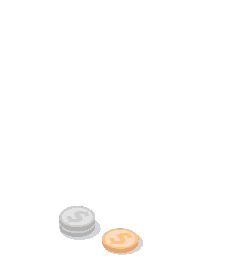 Несколько мелких монет